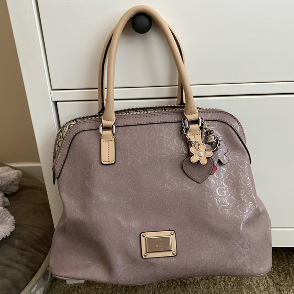 lavender guess purse